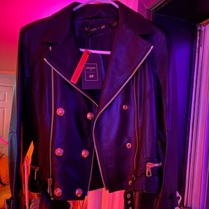 Balmain X H&M Leather Jacket - NWT